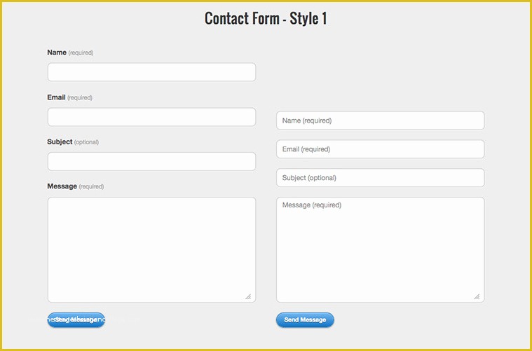 Free Css Templates for Registration form Of Css form Template Roundup