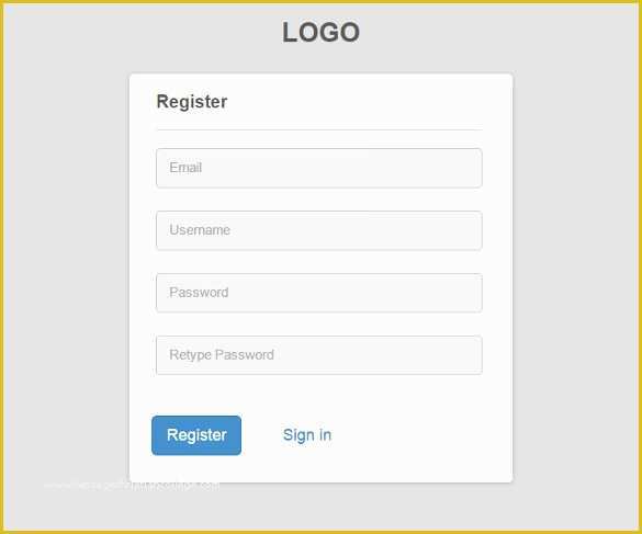 Free Css Templates for Registration form Of Student Registration form Template Free Download