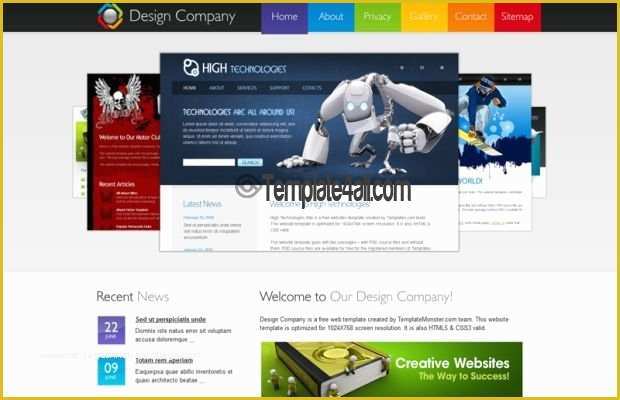 Free Css Web Templates Of Free Css Website Templates