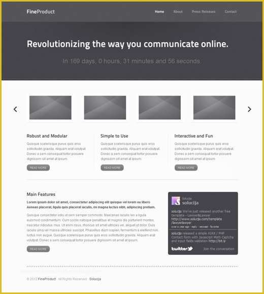 Free Css Web Templates Of Free Template