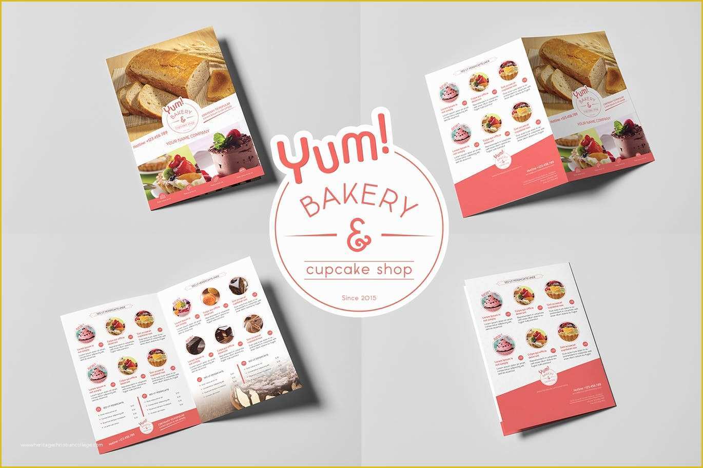 Free Cupcake Menu Template Of Bakery & Cupcake Shop Menu Template by Wutip On Envato