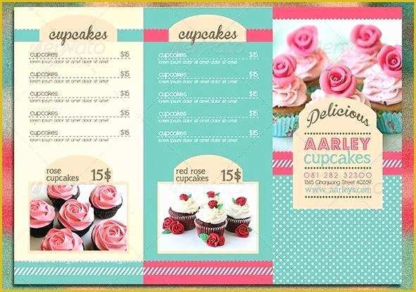 47 Free Cupcake Menu Template