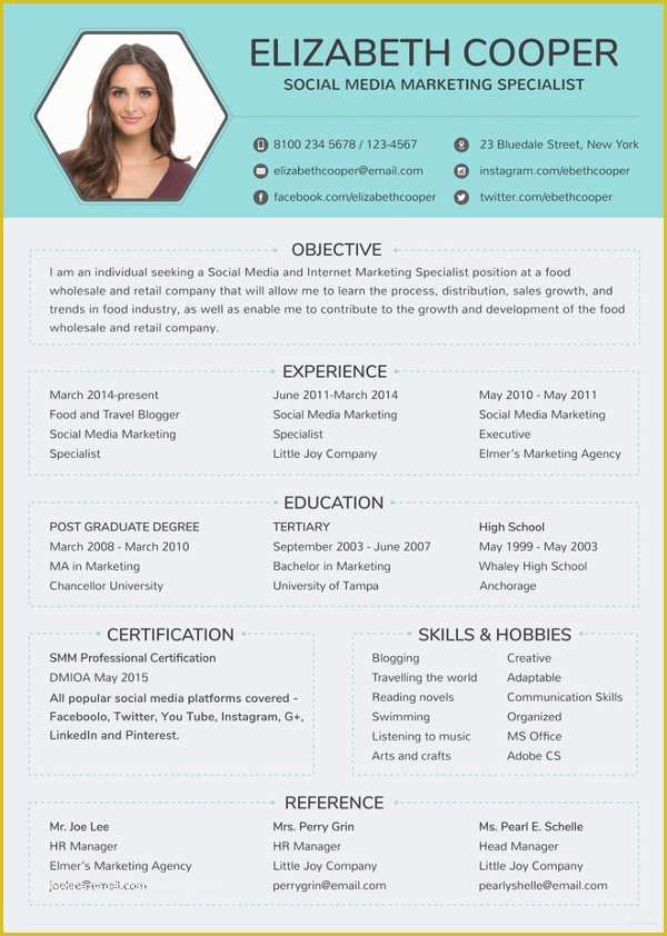 Free Current Resume Templates Of Cv Template 25 Free Word Pdf Documents Download