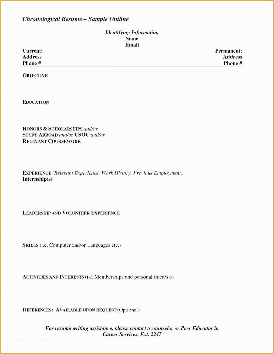 Free Current Resume Templates Of Interesting Design Current Resume format Template Free