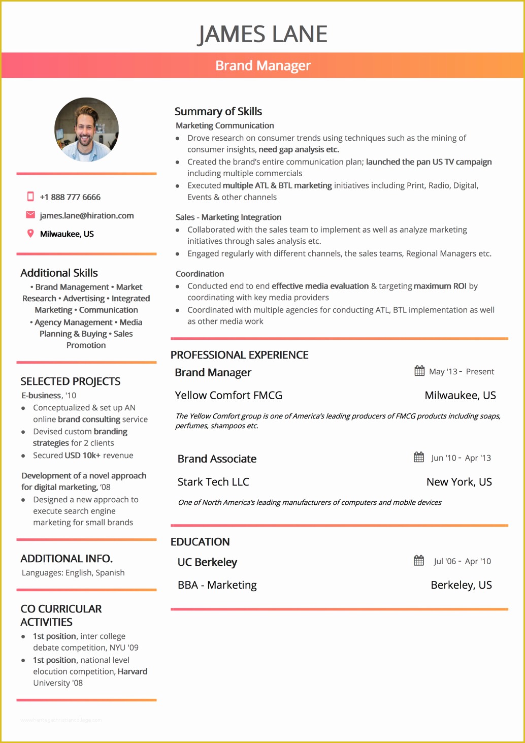 Free Current Resume Templates Of Resume format 2019 Guide with Examples