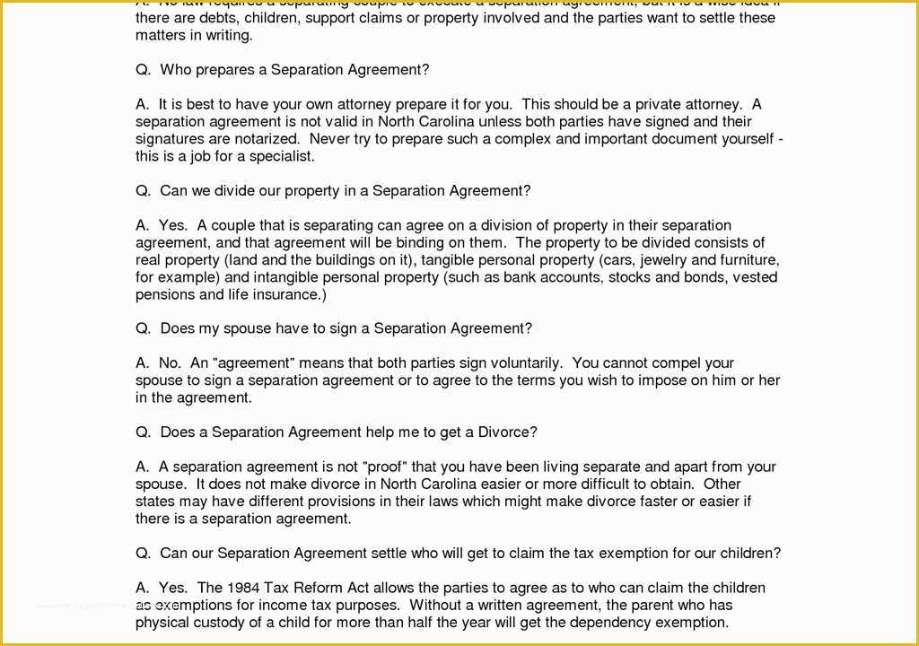 Free Custody Agreement Template Of Custody Agreement Samples