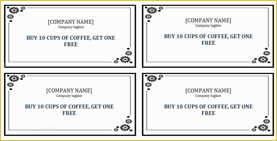 Free Customer Loyalty Punch Cards Templates Of Customer Loyalty Card Template 20 Best Punch Card