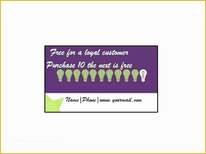 Free Customer Loyalty Punch Cards Templates Of Punch Card Template Free Lunch Editable – Wigsforwomen