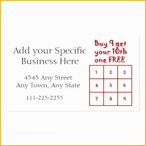 Free Customer Loyalty Punch Cards Templates Of Punch Card Template