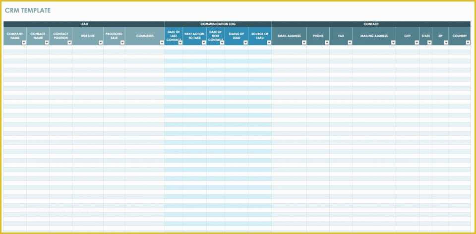 Free Customer Relationship Management Excel Template Of 32 Free Excel Spreadsheet Templates
