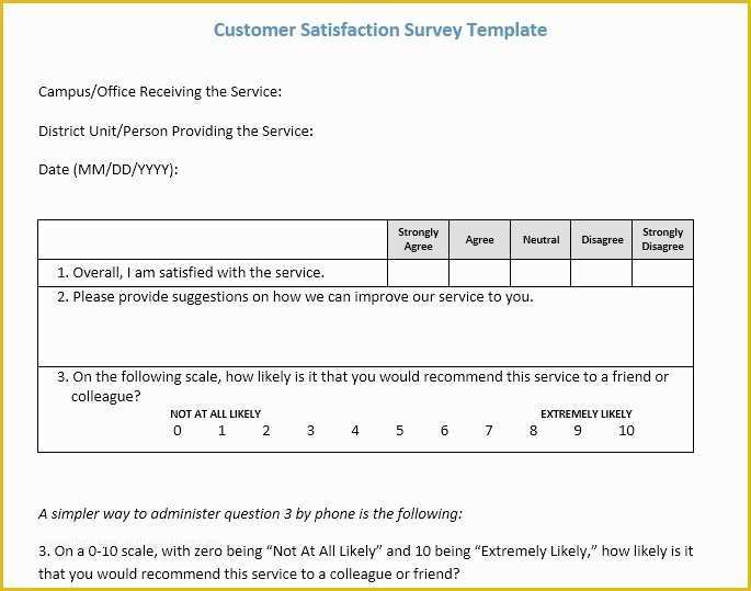 Free Customer Survey Template Of 13 Free Sample Customer Satisfaction Survey Printable