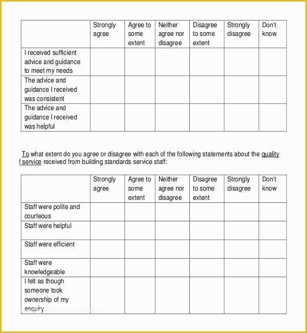 Free Customer Survey Template Of 14 Customer Survey Templates – Doc Pdf