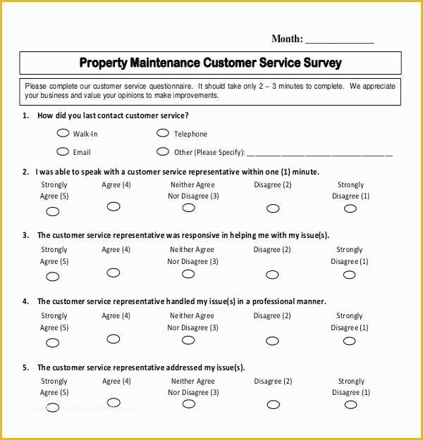 Free Customer Survey Template Of 14 Customer Survey Templates – Doc Pdf