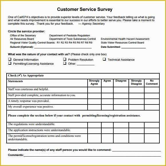 Free Customer Survey Template Of 7 Client Satisfaction Survey Samples