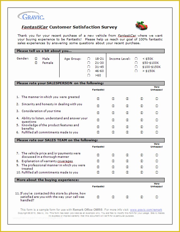 62 Free Customer Survey Template