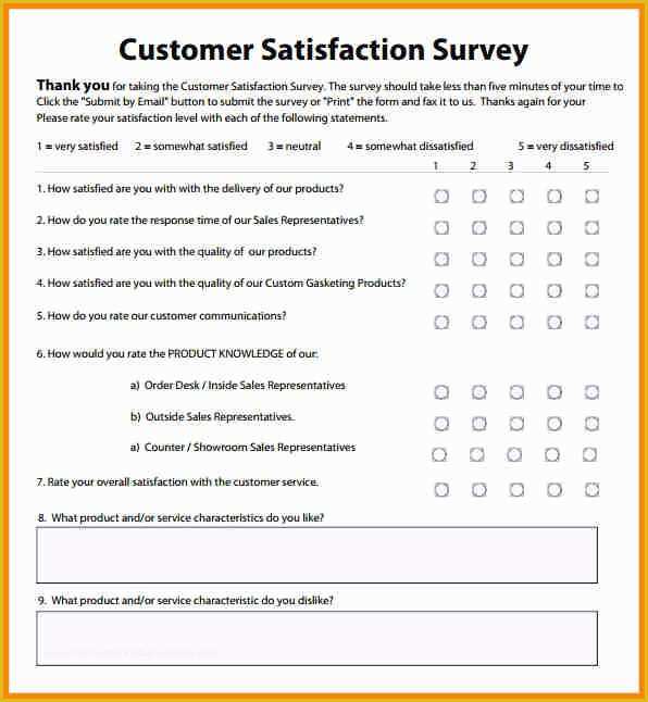 Free Customer Survey Template Of Customer Satisfaction Survey Introduction Sample