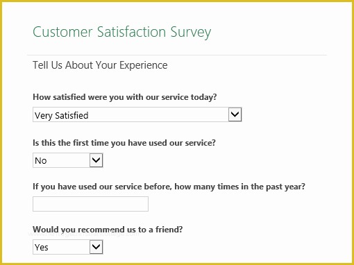 Free Customer Survey Template Of Customer Satisfaction Survey