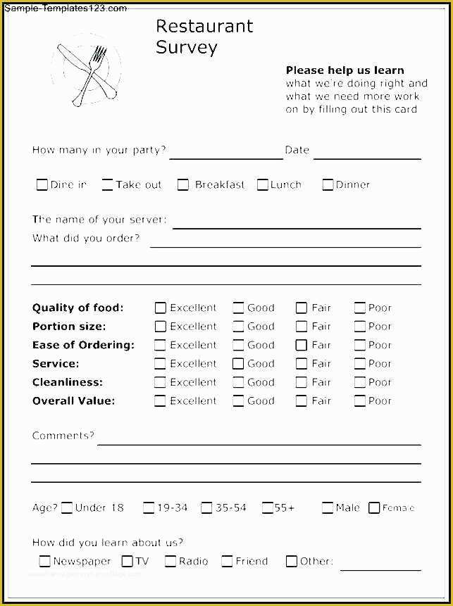 Free Customer Survey Template Of Free Survey Template Examples Employee Surveys