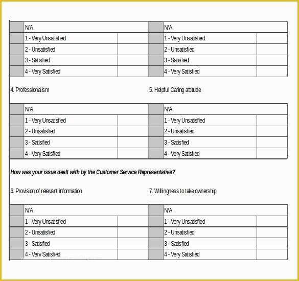 Free Customer Survey Template Of Survey Template – 33 Free Word Excel Pdf Documents