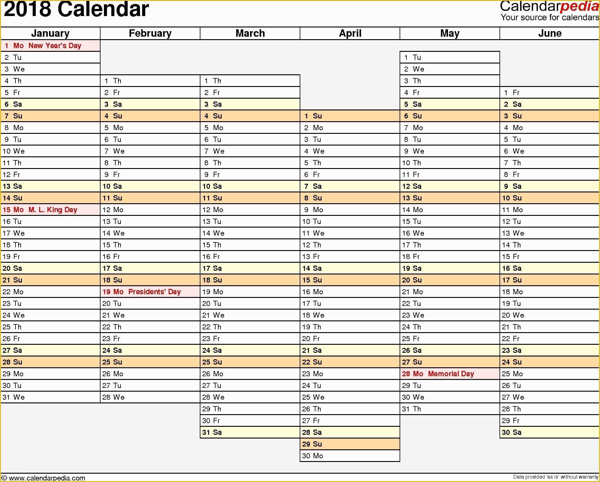 Free Customizable Calendar Template Of Facts with Regard to Custom Daily Calendar 2018 Calendar
