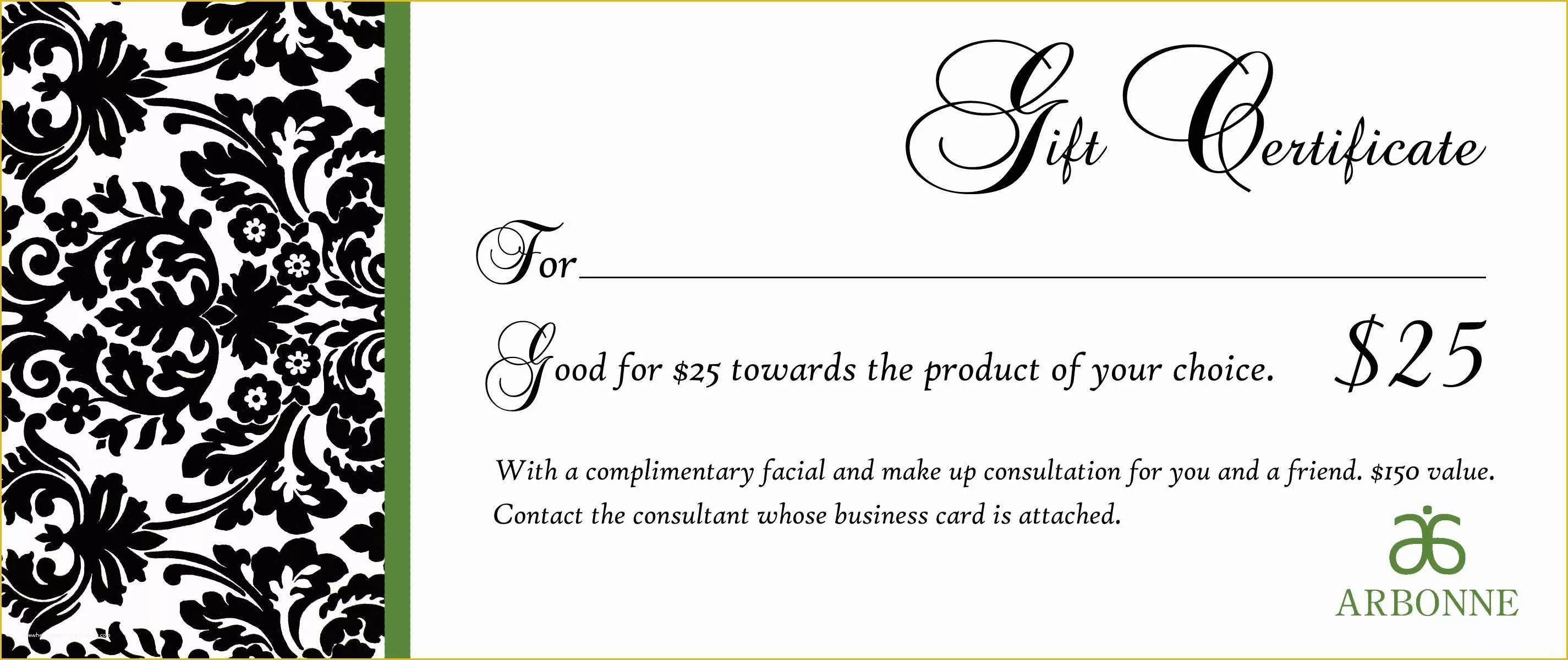 Free Customizable Gift Certificate Template Of 18 Gift Certificate Templates Excel Pdf formats