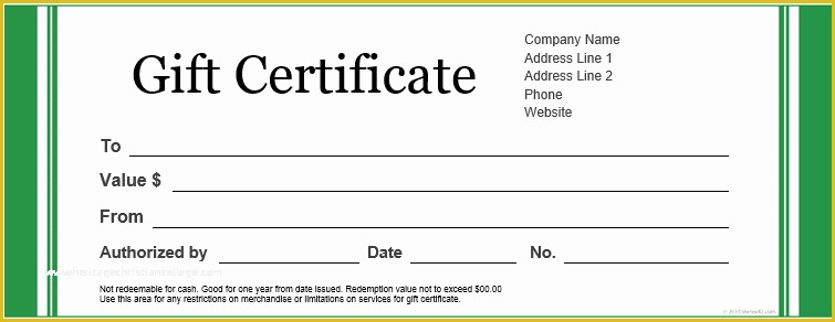 Free Customizable Gift Certificate Template Of 20 Printable Gift Certificates