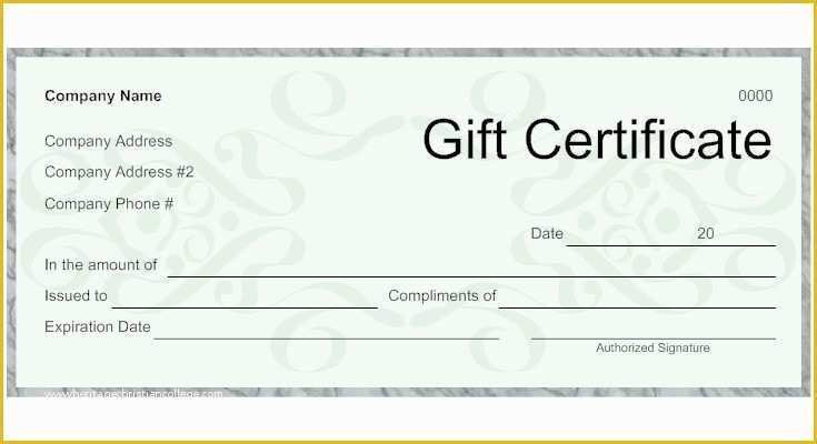 Free Customizable Gift Certificate Template Of 9 Best Of Make Your Own Gift Certificates Free