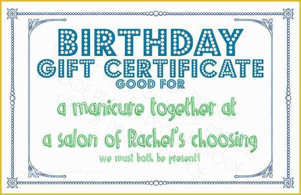 Free Customizable Gift Certificate Template Of Gift Certificate Template – 34 Free Word Outlook Pdf