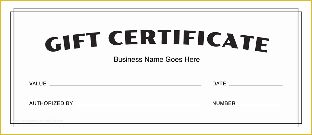 Free Customizable Gift Certificate Template Of Gift Certificate Templates Download Free Gift