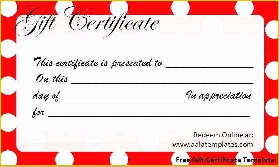 Free Customizable Gift Certificate Template Of Holiday Gift Certificate Template Free Printable