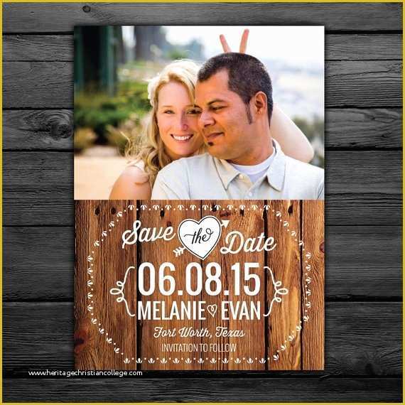 Free Customizable Save the Date Templates Of 25 Rustic Save the Date Magnets Cards Printable Digital File
