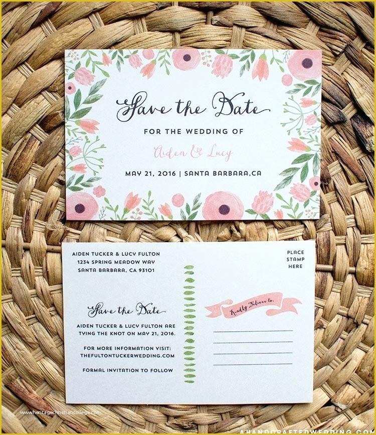 Free Customizable Save the Date Templates Of Custom Postcard Template