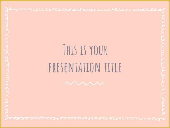 Free Cute Templates Of Free Powerpoint Template or Google Slides theme with