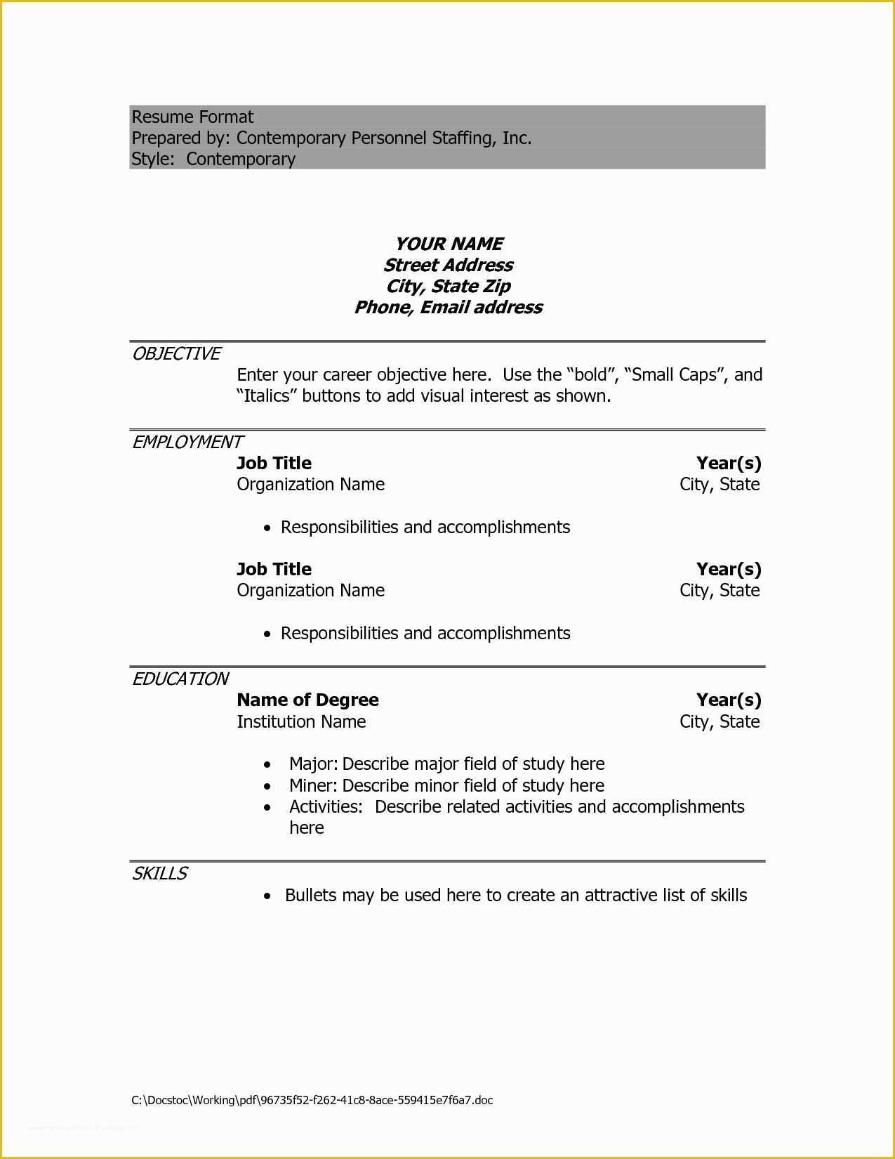 Free Cv Template Google Docs Of Google Docs Resume Template Free Cover Letter Samples