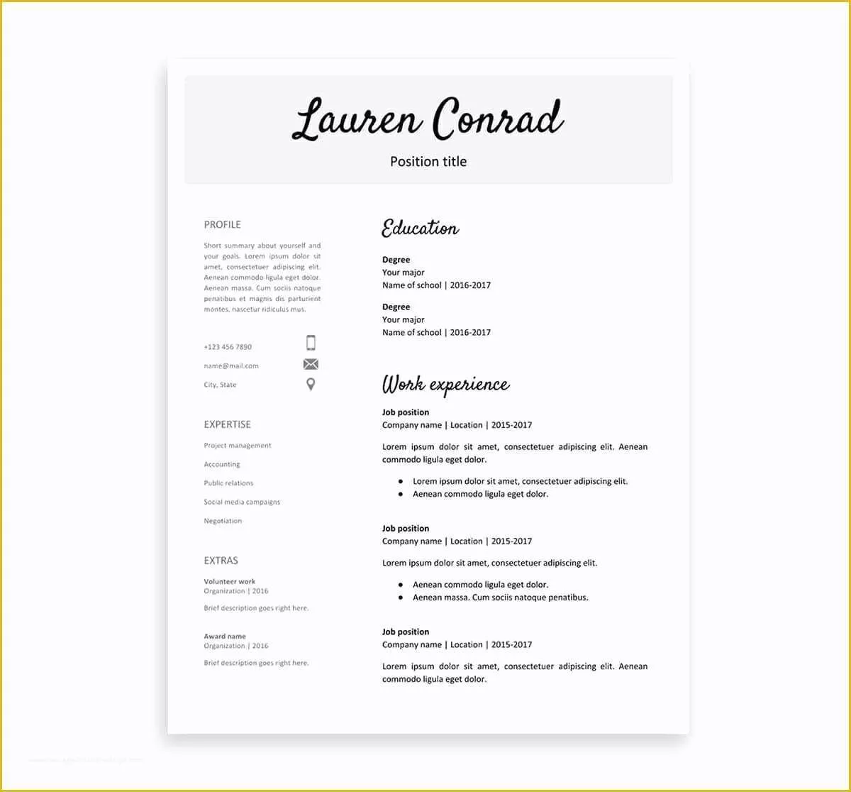 Free Cv Template Google Docs Of Google Docs Resume Templates 10 Free formats to Download