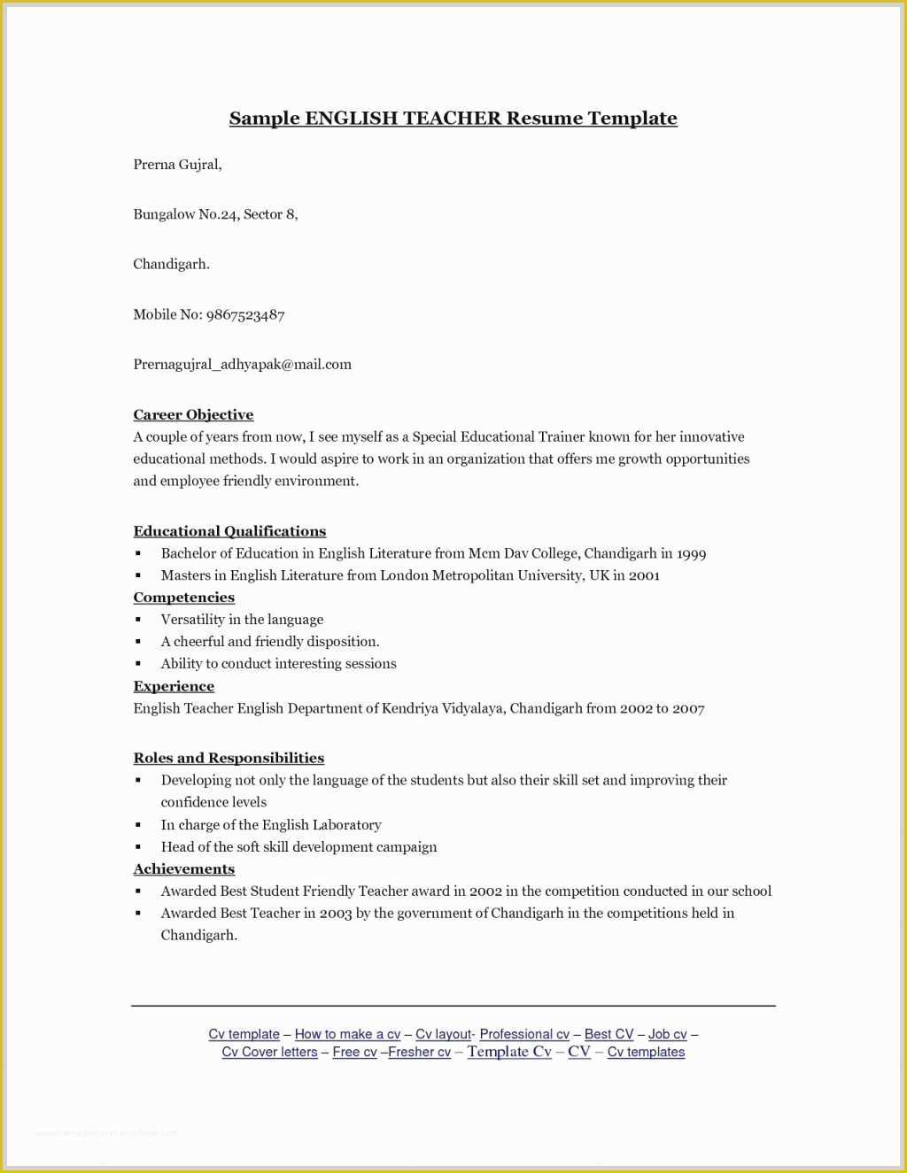 Free Cv Template Google Docs Of Resume and Template 64 Fantastic Free Resume Templates