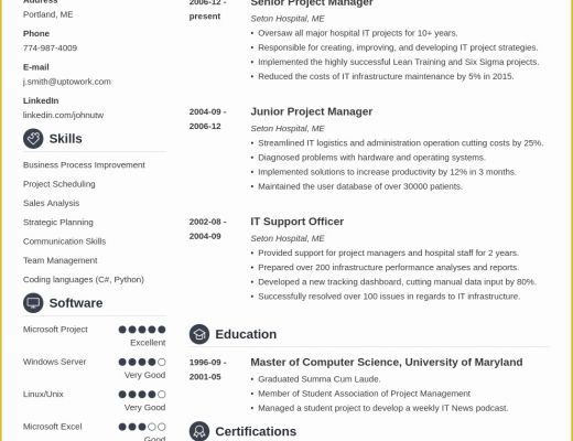 Free Cv Template Of 20 Resume Templates [download] Create Your Resume In 5