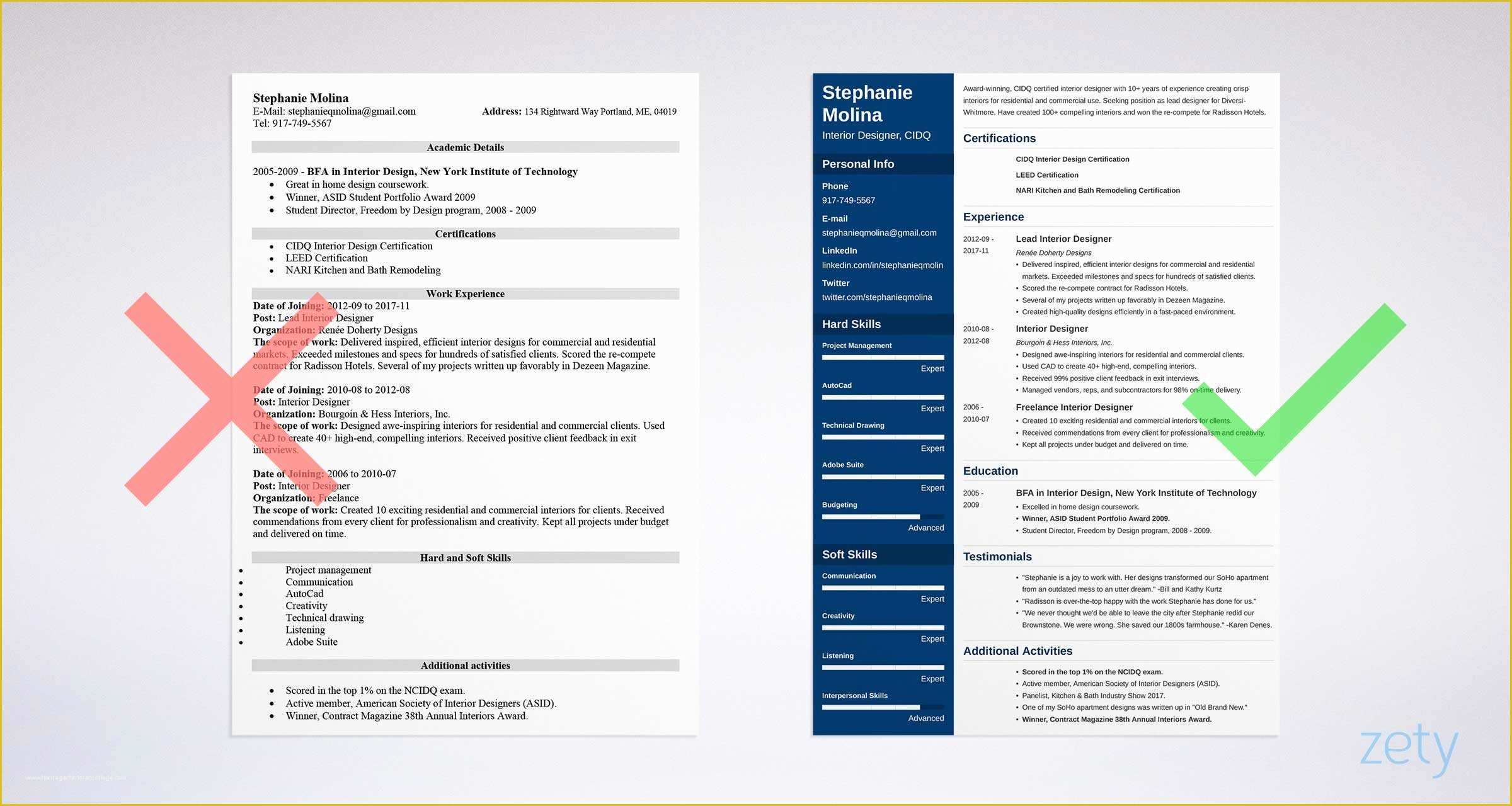 Free Cv Template Of Free Resume Templates 17 Free Cv Templates to Download & Use