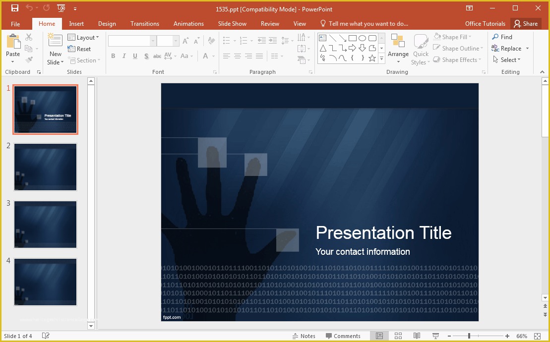 Free Cyber Powerpoint Template Of Best Cyber Security Backgrounds for Presentations