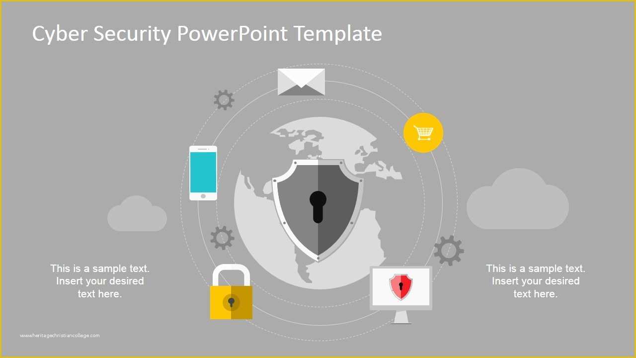 Free Cyber Powerpoint Template Of Cyber Security Powerpoint Template Slidemodel