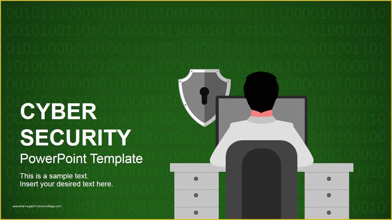 Free Cyber Powerpoint Template Of Cyber Security Powerpoint Template Slidemodel