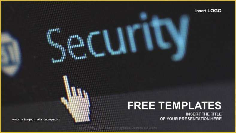 Free Cyber Powerpoint Template Of Security Business Ppt Templates