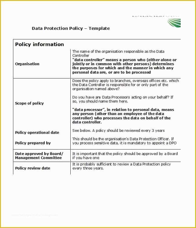 Free Cyber Security Policy Template Of 42 Information Security Policy Templates [cyber Security