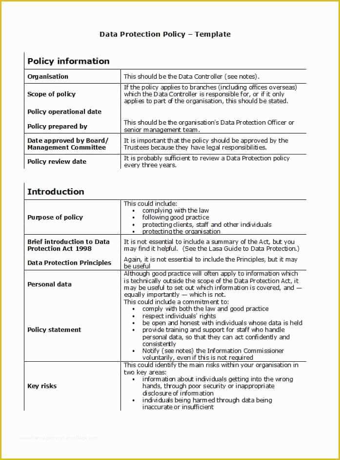 Free Cyber Security Policy Template Of 42 Information Security Policy Templates [cyber Security