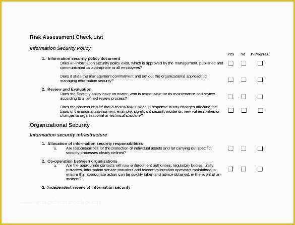 Free Cyber Security Policy Template Of Cyber Security assessment Template Incorporate Risk