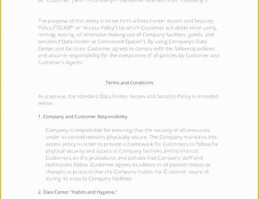 Free Cyber Security Policy Template Of Pany Cyber Security Policy Template