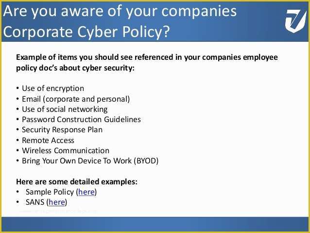 Free Cyber Security Policy Template Of Sample Cyber Security Business Plan