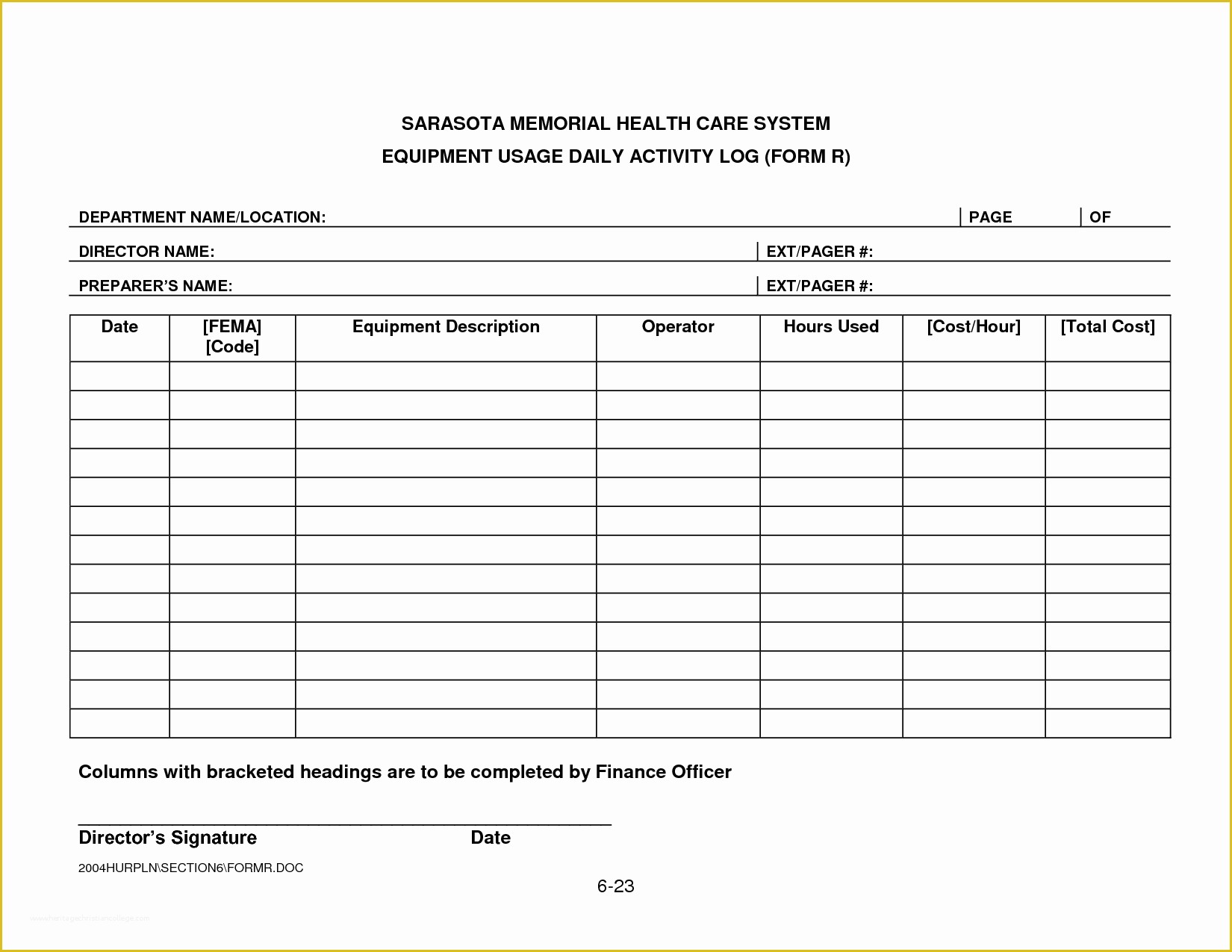 Free Daily Activity Log Template Of Security Daily Activity Log Template