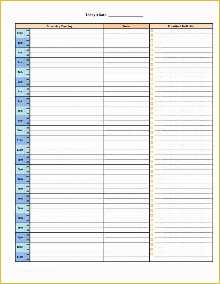 Free Daily Schedule Template Of Best 25 Hourly Planner Ideas On Pinterest