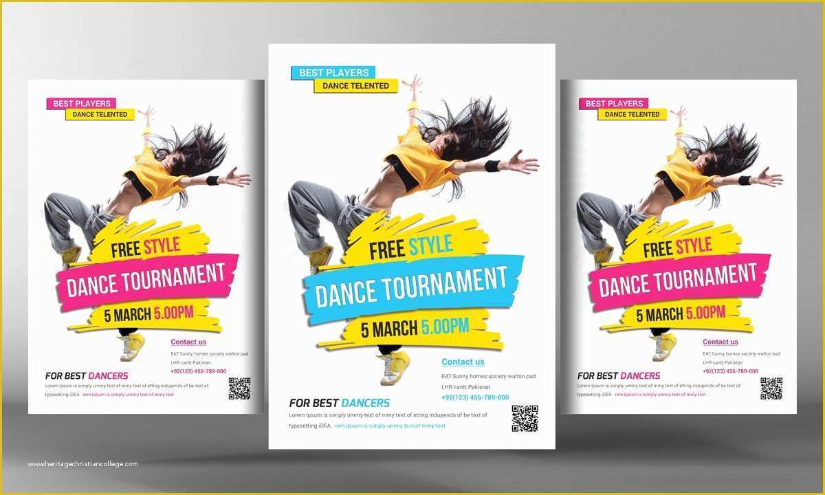 Free Dance Studio Business Plan Template Of Street Dance Flyer Template Flyer Templates Creative